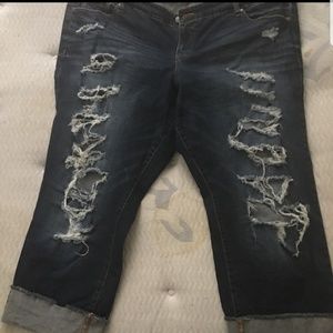 Torrid cropped jeans